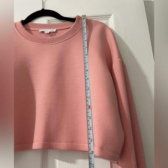Grey Lab pink plush crop sweater - Picture 5 of 5